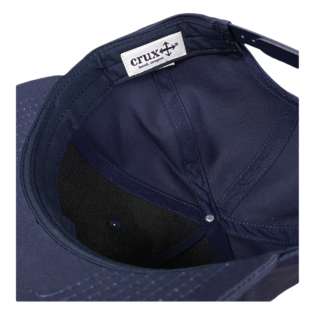 Cotton Twill Navy Cap with Felt Patch
