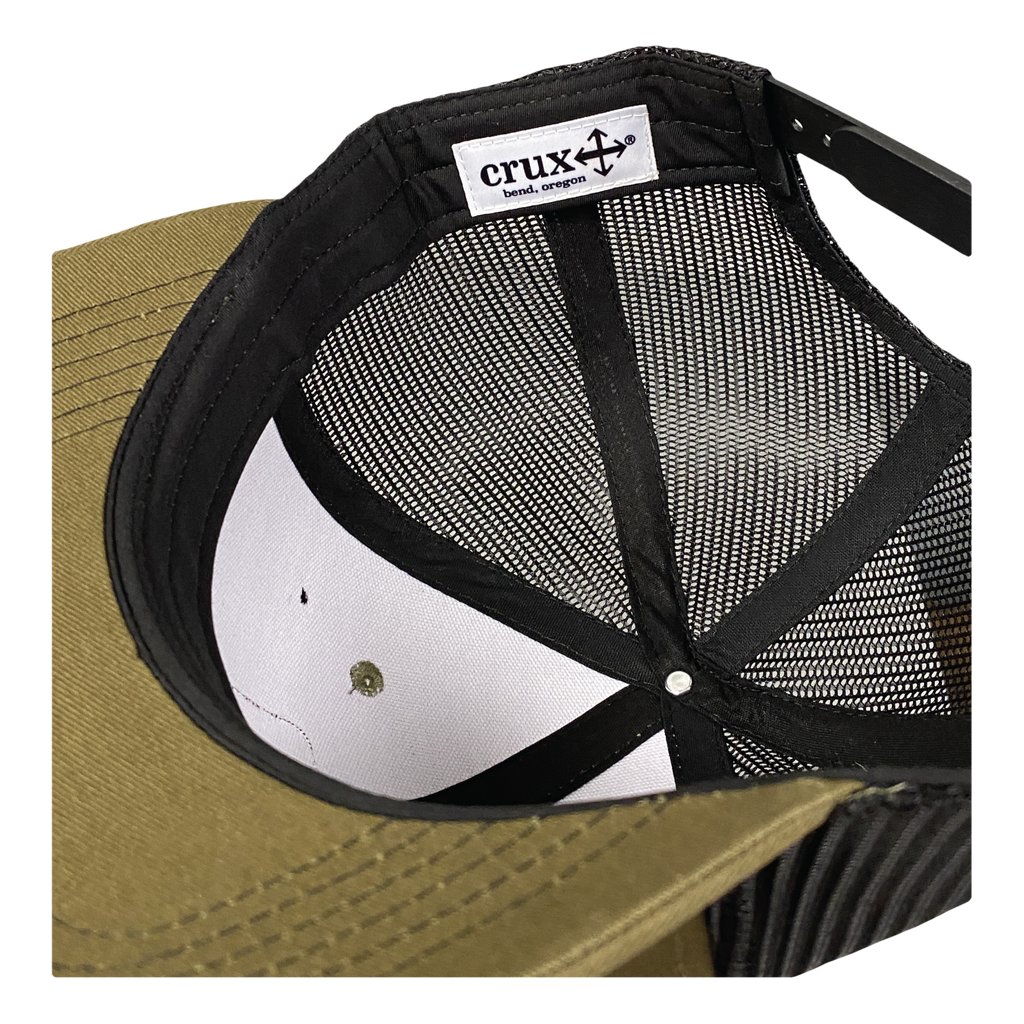 Loden Trucker Cap with Leather Patch