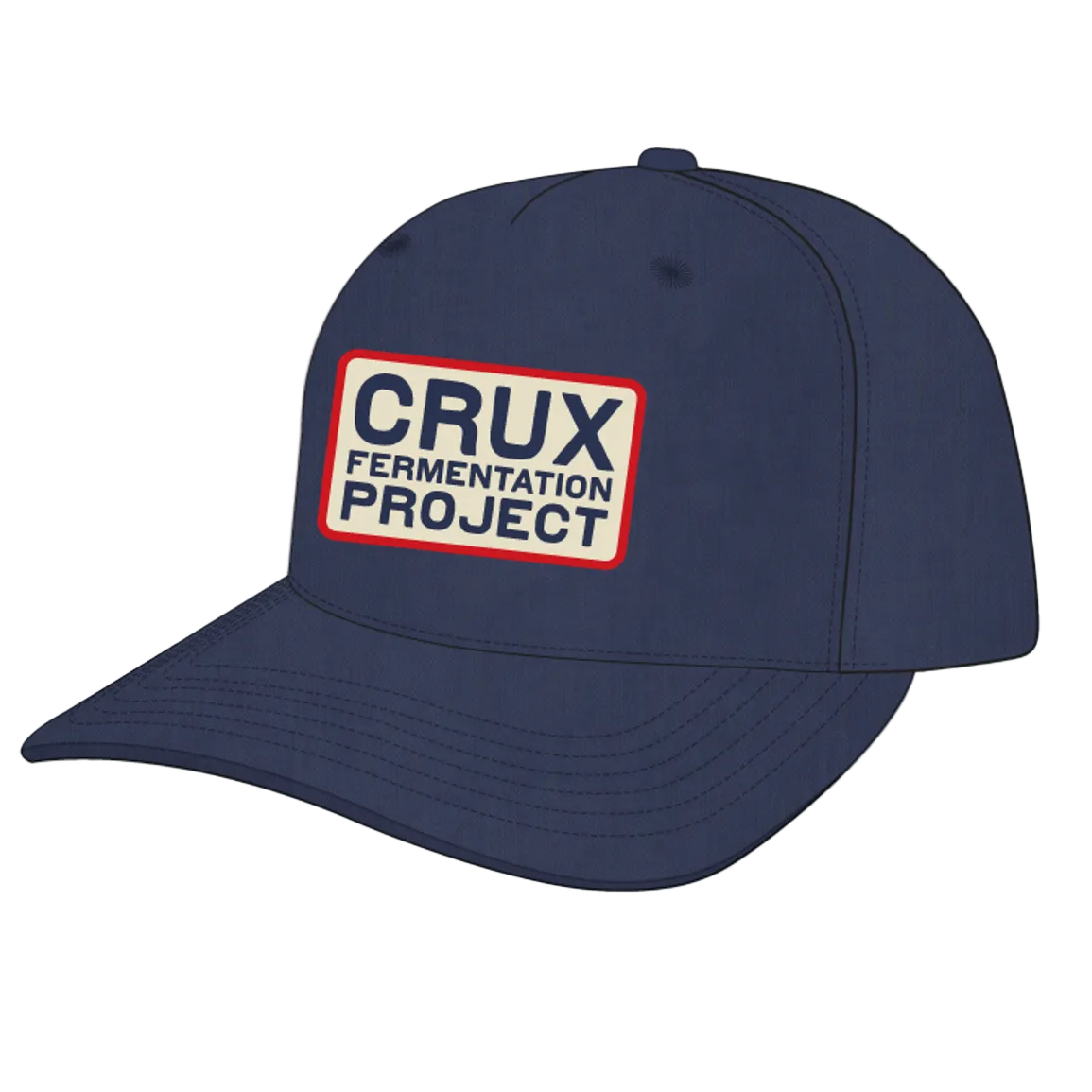 Cotton Twill Navy Cap with Felt Patch